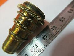 Antique Brass Seibert V Lens Objective Microscope Part As Pictured P9-a-54
