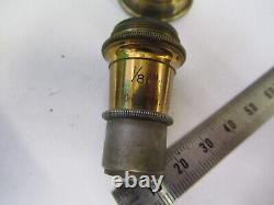 Antique Watson Uk Objective Para 1/8 Lens Optics Microscope Part F8-b-19