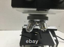 Bausch & Lomb Japan Binocular Microscope 100x 10x 4x Objective Lens Lab Unit