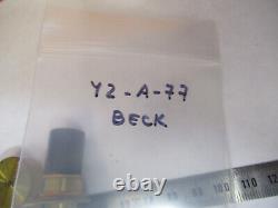 Beck England Objective Lens Antique Optics Microscope Part As Pictured Y2-a-77