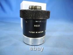 Beck X15/0.28 Reflecting Microscope Objective Lens (Free & Fast Shipping!)