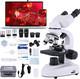 Binocular Compound Microscope 40x-2000x, Research Grade Professional Microscope