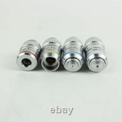 Biological Microscope Objective Lens Achromatic Object Glass Accessories 4x-100x