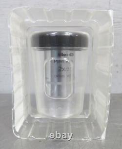 C196233 Nikon MRD00025 CFI Plan Apochromat Lambda 2X/0.10 Microscope Objective
