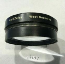 CARL ZEISS LENS F=300 MICROSCOPE OBJECTIVE LENS w MOUNT + 2 OCULAR LENSES kp