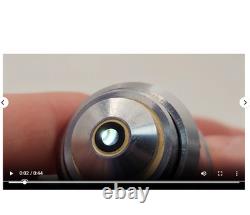 CLEAN GLASS Nikon Fluor 20x 0.75 160/0.17 Microscope Objective Lens RMS 34668