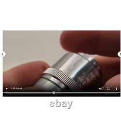 CLEAN GLASS Nikon Fluor 20x 0.75 160/0.17 Microscope Objective Lens RMS 34668
