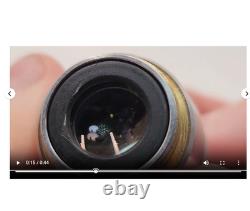 CLEAN GLASS Nikon Fluor 20x 0.75 160/0.17 Microscope Objective Lens RMS 34668
