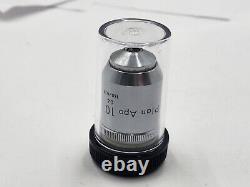 CLEAN GLASS Nikon Plan Apo 10x/0.4 160/0.17 Microscope Objective Lens RMS 29618