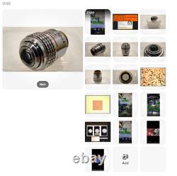 CLEAN GLASS Olympus SPlan Apo 4x 0.16 160/- Microscope Objective Lens RMS 34875