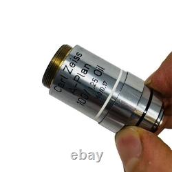 Carl Zeiss A-Plan 100/1.25 Oil 160/0.17 100x Microscope Objective Lens 46 19 17