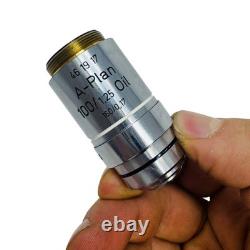 Carl Zeiss A-Plan 100/1.25 Oil 160/0.17 100x Microscope Objective Lens 46 19 17