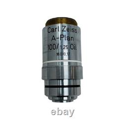 Carl Zeiss A-Plan 100x / 1.25 Oil Microscope Objective Lens 160/0.17 461917
