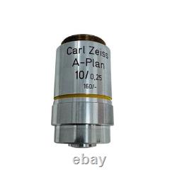 Carl Zeiss A-Plan 10x/0.25 160/- Microscope Objective Lens 46 04 17