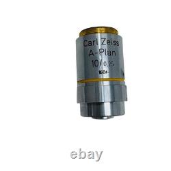 Carl Zeiss A-Plan 10x / 0.25 Microscope Objective Lens 46 04 17 460417