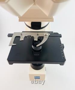 Carl Zeiss Axiolab re Microscope Missing Objective & Ocular Lenses Shell Only