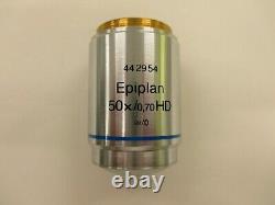 Carl Zeiss EPIPlan 50x 0.70 HD infinity? /0 Microscope Objective Lens Epi plan