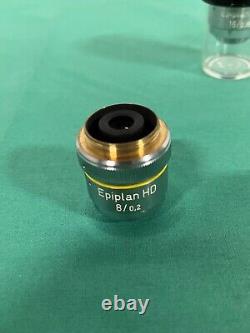 Carl Zeiss Epiplan HD 16/0.35 & 8/0.2 Microscope Objective Lens