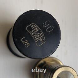 Carl Zeiss Jena objective lens for microscope 1/12 HI 90x/1,25