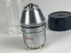 Carl Zeiss Microscope Objective Lens Neofluar 63/0.90 POL 160/0.17 Germany