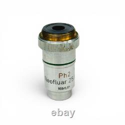 Carl Zeiss Neofluar 25x/0.60 Ph2 Phase Contrast Microscope Objective Lens