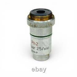 Carl Zeiss Neofluar 25x/0.60 Ph2 Phase Contrast Microscope Objective Lens