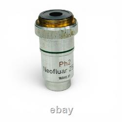 Carl Zeiss Neofluar 25x/0.60 Ph2 Phase Contrast Microscope Objective Lens