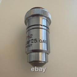 Carl Zeiss Neofluar 25x/0.60 Ph2 Phase Contrast Microscope Objective Lens