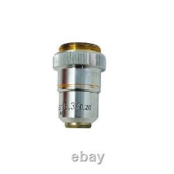 Carl Zeiss Neofluar 6.3x / 0.20 160/- Microscope Objective Lens 4603926 Germany