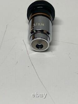 Carl Zeiss Plan 6.3/0.16 160/- Microscope Objective Lens (02)