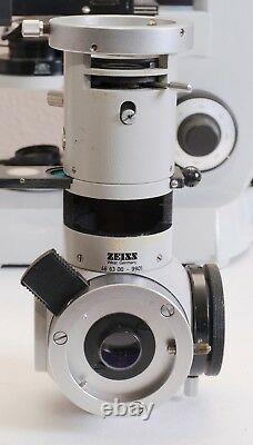 Carl Zeiss Standard microscope for fluoroscopy. WITHOUT OBJECTIVE LENSES