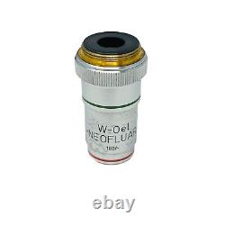 Carl Zeiss W-Oel Plan-Neofluar 160mm Microscope Objective Lens 16x / 0.5 Germany