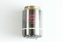 Clean Glass Olympus UMPlanFI 100X / 0.90 BD P Microscope Objective Lens #2453