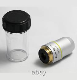 Compound Microscope Objective Lens Plan Achromatic Sets 4X 10X 40X 100X