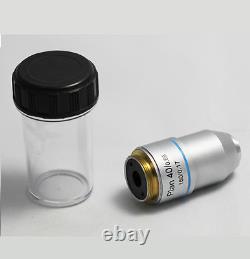 Compound Microscope Objective Lens Plan Achromatic Sets 4X 10X 40X 100X