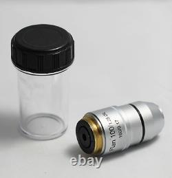 Compound Microscope Objective Lens Plan Achromatic Sets 4X 10X 40X 100X