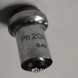 Correct Tokyo PH 20X DM 0.40 Microscope Objective Lens 120692 RARE OPTICAL