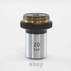 DW USED 8 Days Warranty NIKON 20 0.40 Microscope Objective Lens ST03517 0025