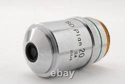 EXC Nikon BD Plan 20x 0.4 210/0 Microscope Objective Lens from Japan #ADII