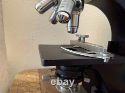 E Leitz Wetzlar Vintage Binocular Microscope Four Objectives Germany