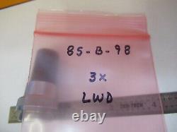 Epoi Japan 3x Lwd Objective Lens Microscope Part Optics As Pictured 85-b-98