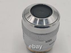 Ex Leica Microscope Objective Lens HCX PL FLUOTAR 100x/0.90 BD? /0/D M32 27153