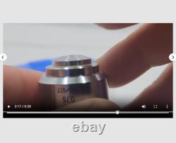 Ex Nikon Fluor 20x / 0.75 160/0.17 Microscope Objective Lens for RMS 32513