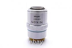 Ex Nikon Microscope Objective Lens M Plan 40 0.5 ELWD 210/0 RMS withcase 27465