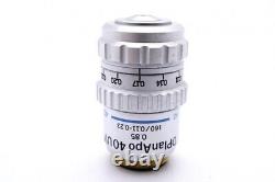 Ex Olympus DPlanApo 40UV 0.85 160/0.11-0.23 Microscope Objective Lens RMS 26624