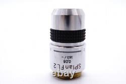 Ex Olympus SPlan FL 2X / 0.08 Microscope Objective Lens Low Power 20.25 24754