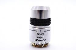 Ex Olympus SPlan FL 2X / 0.08 Microscope Objective Lens Low Power 20.25 24754