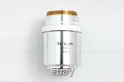 Exc++ Nikon BD Plan 100x DIC 0.90 Dry 210/0 Microscope Objective Lens #3940