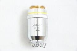 Exc Nikon Plan Apo 10X/0.4 160/0.17 Apochromat Microscope Objective Lens #3799