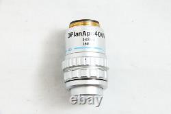 Exc++ Olympus DPlanApo 40x UV 1.00 oil 160/- Microscope Objective Lens #3992